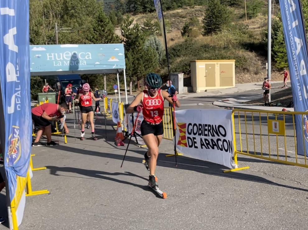 El rollerski regresa por tercer año a las calles de Jaca.