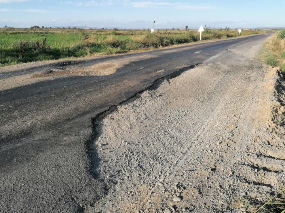 Estado actual de la carretera en alguno de sus tramos.
