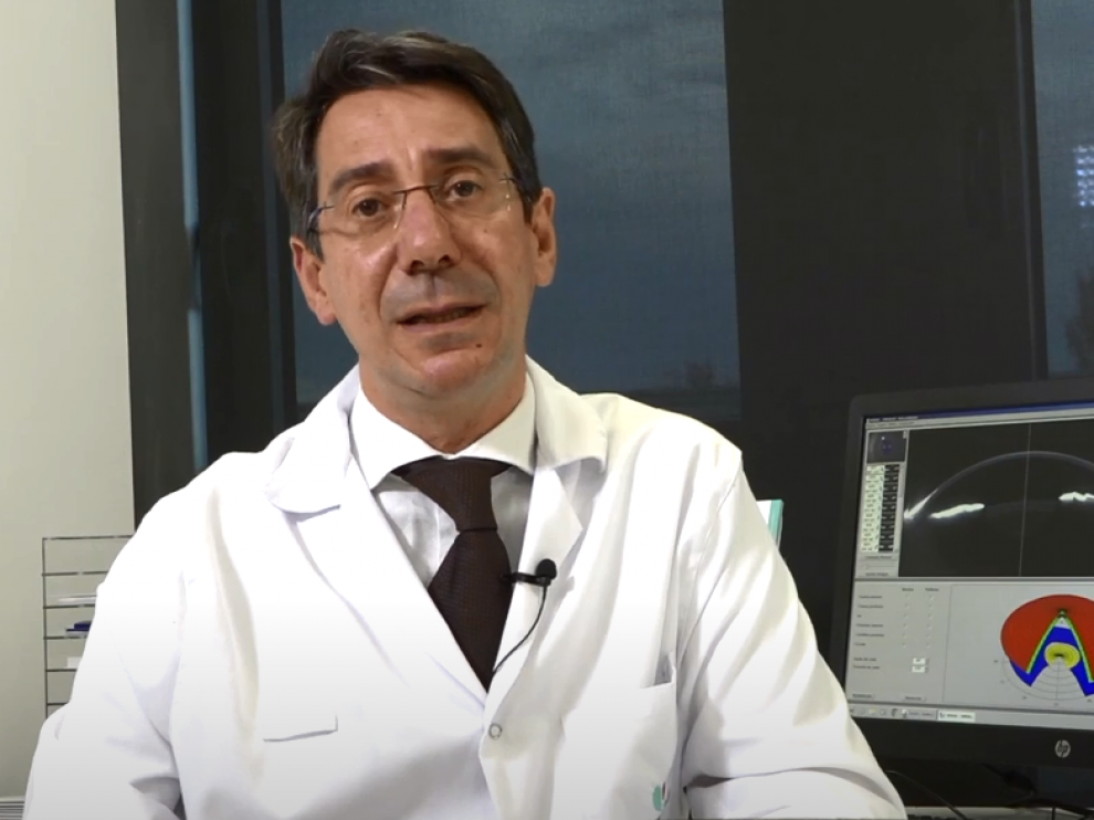 El doctor Vicente Polo Llorens, especialista del Instituto Oftalmológico Quirónsalud Zaragoza-Biotech Vision.