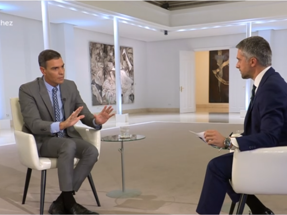 Entrevista a Pedro Sánchez en Televisión Española
