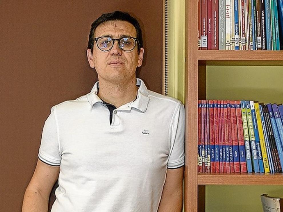 Gil Alejandre, en el Centro de Estudios Bilbilitanos
