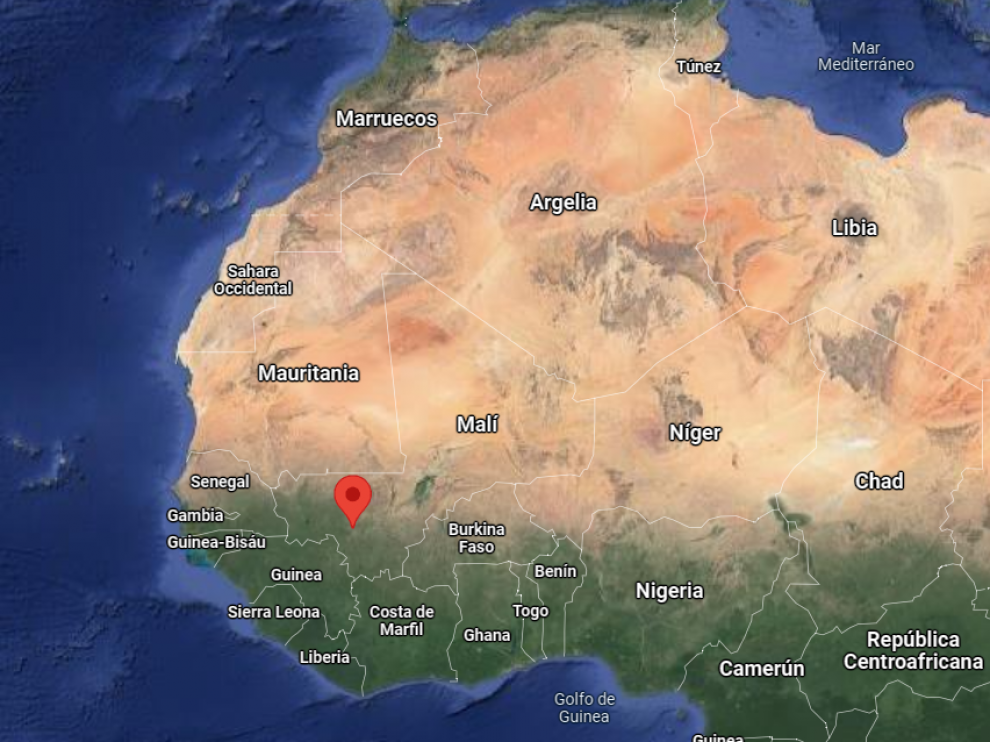 El accidente ocurrió cerca de la localidad de Yelekebougou