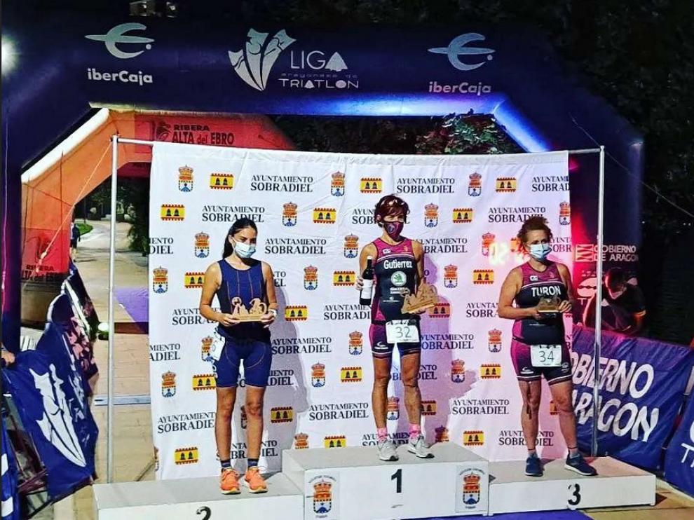 Podio femenino en Sobradiel