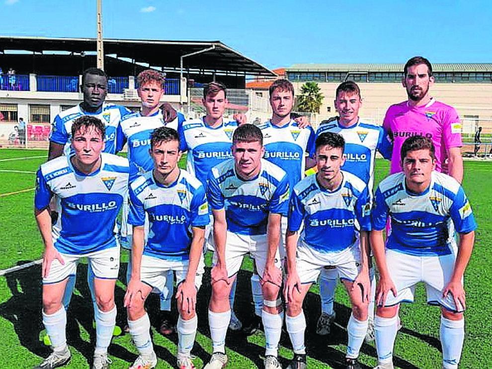 Alineación del CD Herrera en el partido del pasado domingo ante el API.