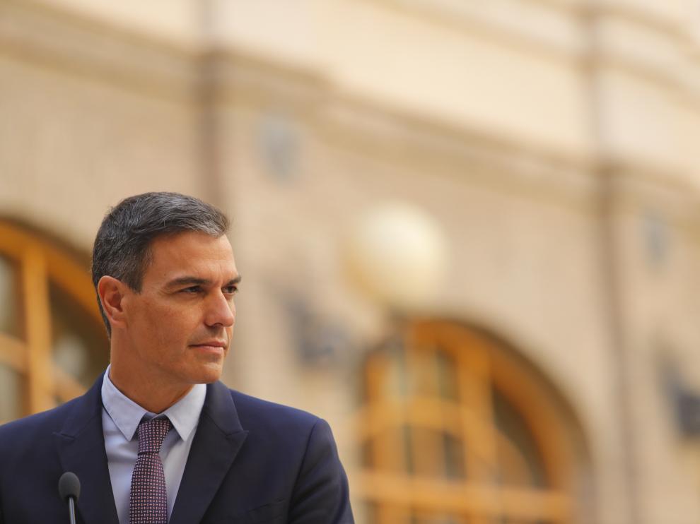 Javier Lambán y Pedro Sánchez