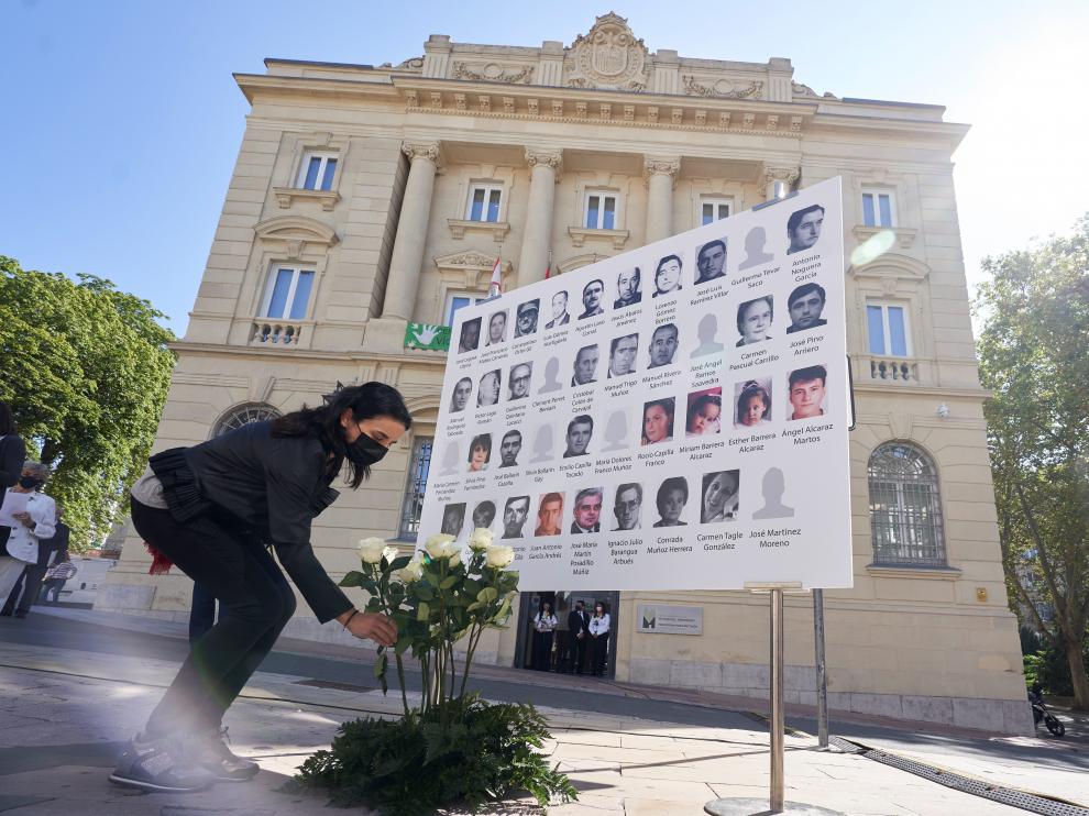 Homenaje de a las víctimas de los asesinatos de Henri Parot