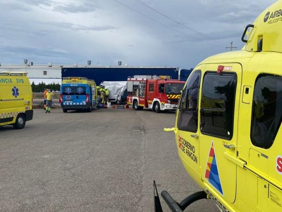 Colisión múltiple en la A-68