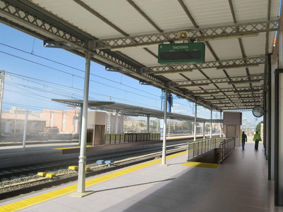 Imagen virtual de los nuevos andenes.