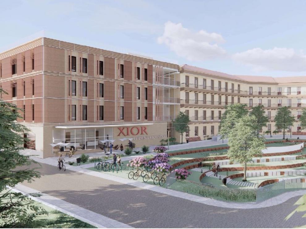 Así será la nueva residencia de Pontoneros en Zaragoza