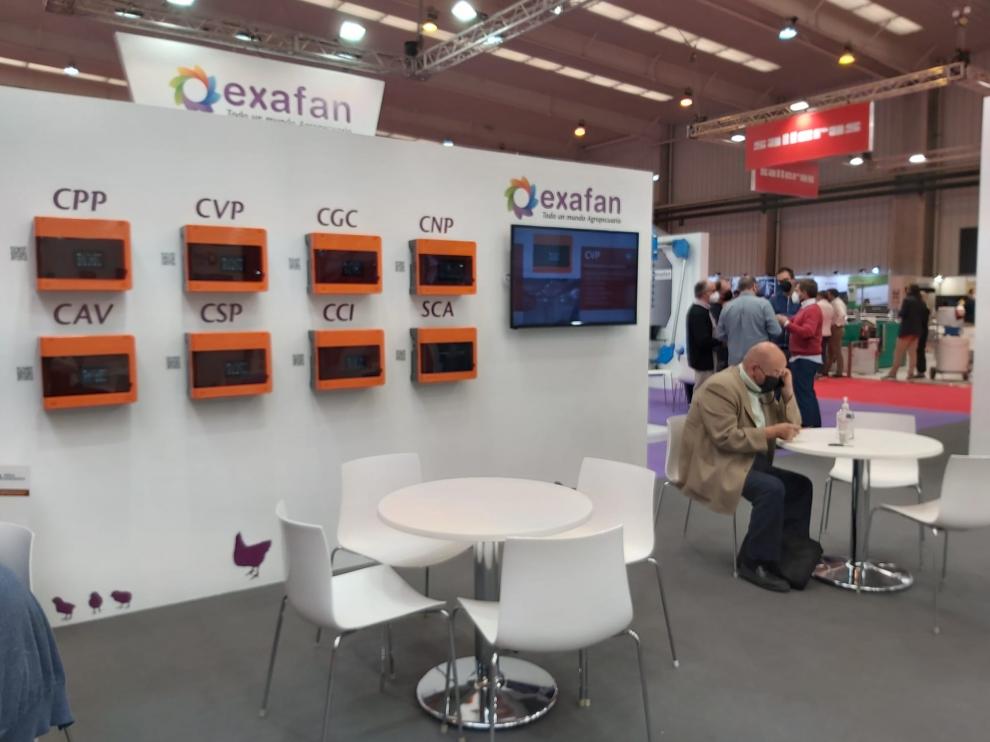 Innovación tecnológica expuesta por la empresa aragonesa Exafan durante la reciente celebración de Figan en la Feria de Zaragoza.