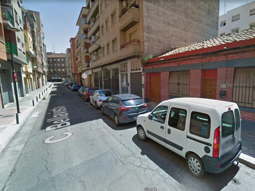 Calle Bellavista, en el distrito San José de Zaragoza.