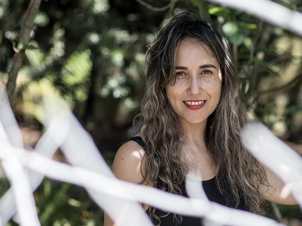 La escritora ecuatoriana Gabriela Ponce.