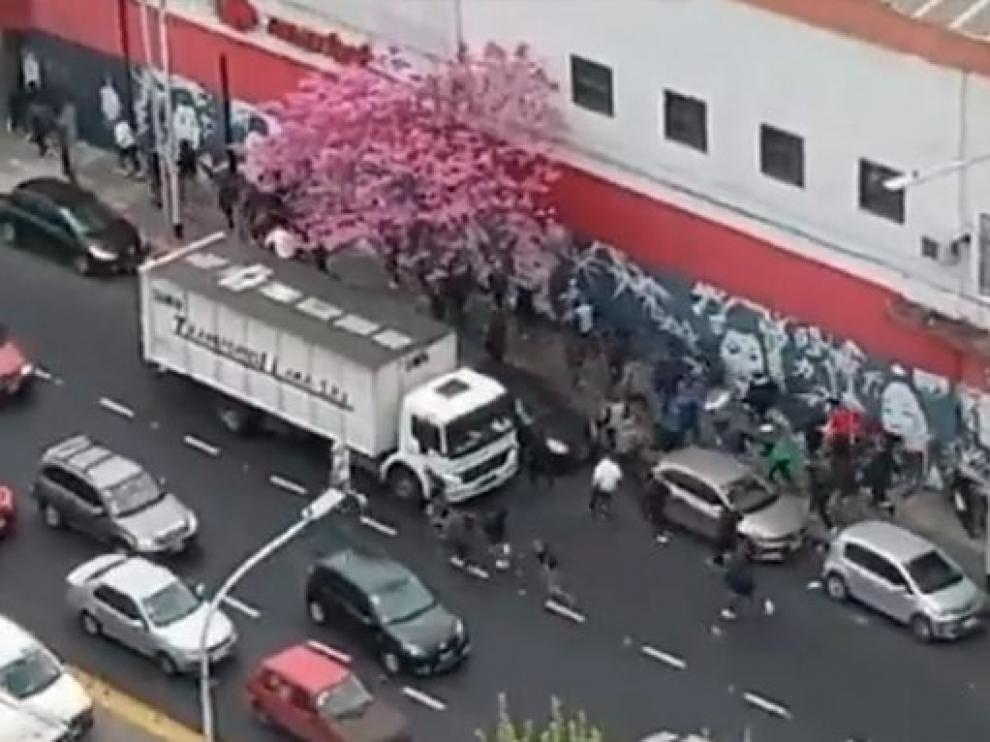 El enfrentamiento se produjo en las calles de Avellaneda