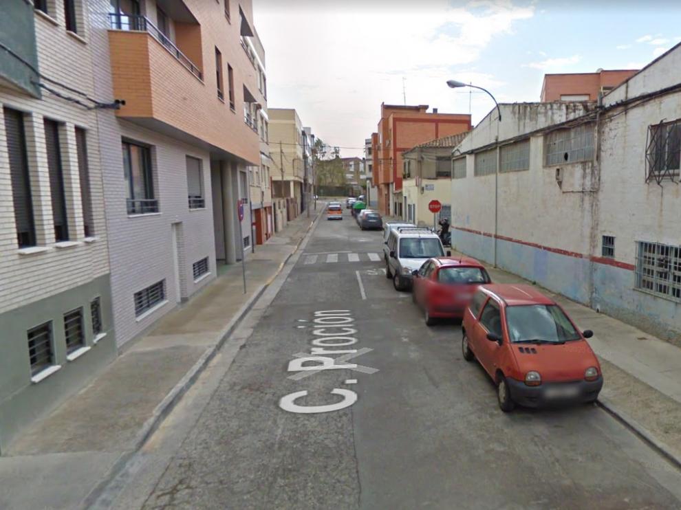 La detención se produjo ayer a las 18.06 en la calle Proción, en el barrio Oliver.