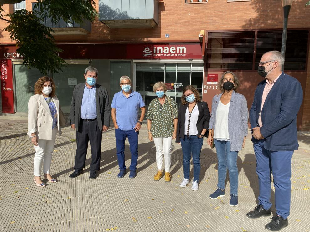 La inauguración de la nueva sede de Down Huesca en Monzón.