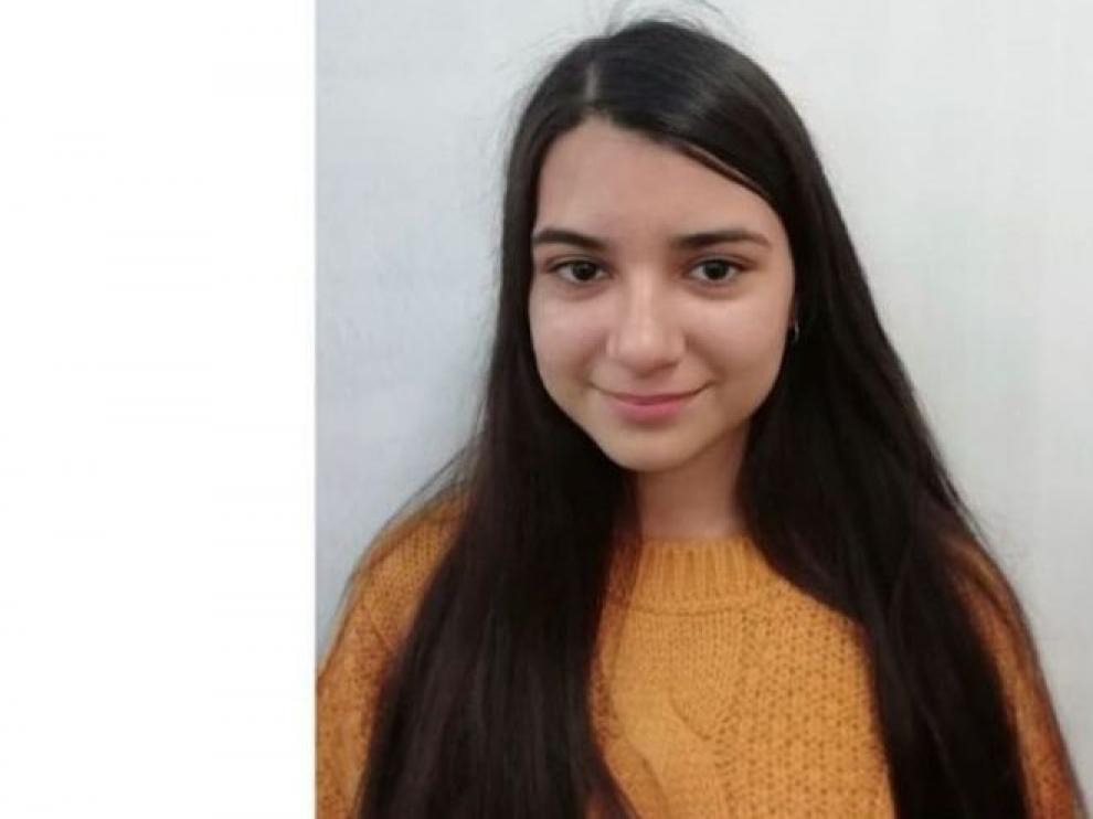 M. L., la chica de 16 años desaparecida.