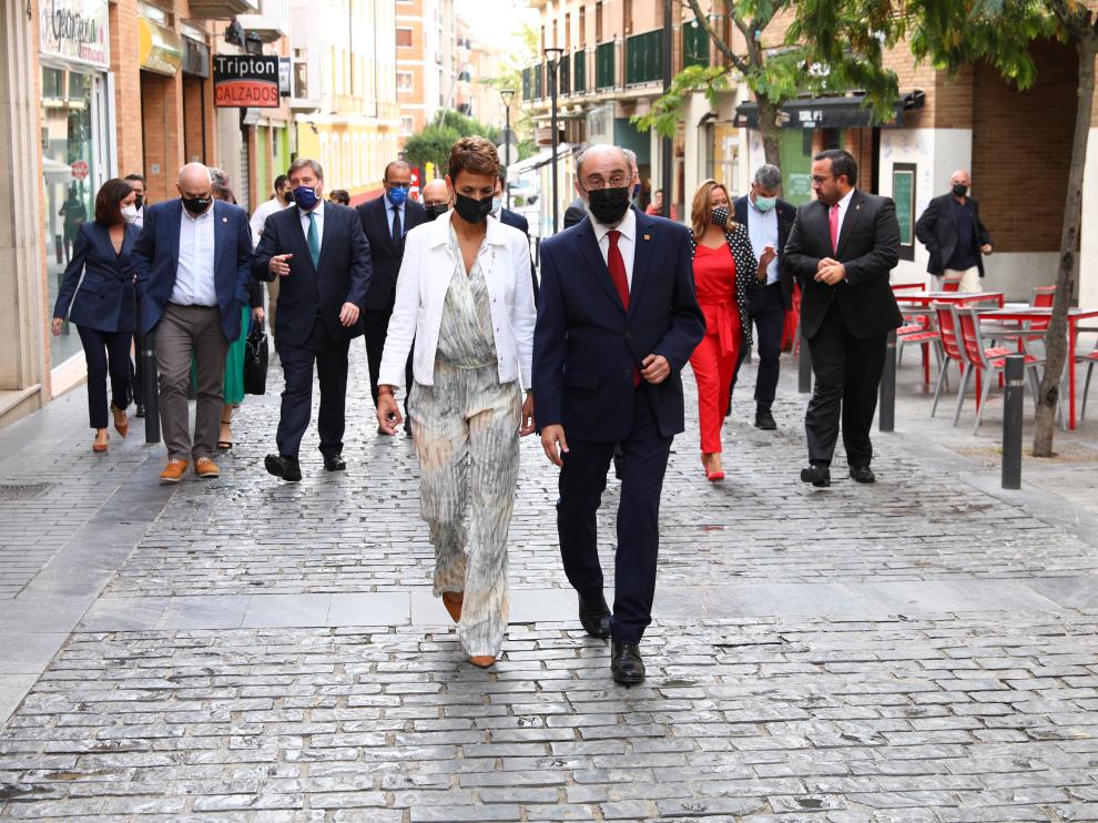 Reunión de los Gobiernos de Aragón y Navarra en Ejea de los Caballeros