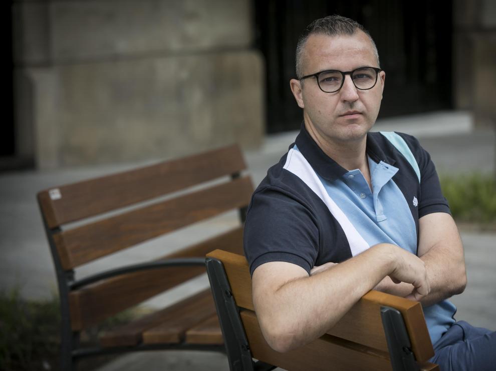 Domingo Alberto Martínez, en una visita reciente a su ciudad, Zaragoza.