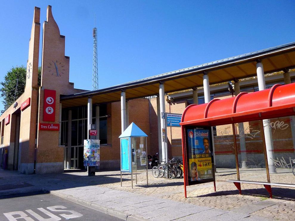 Estación de Renfe de Tres Cantos (Madrid).