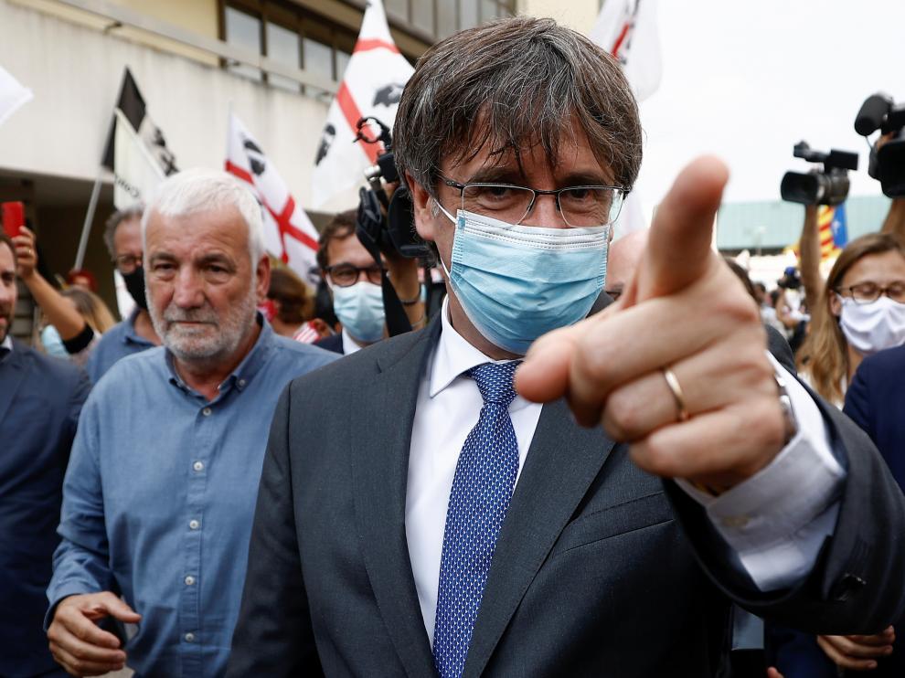 Italian court holds hearing on Catalan separatist European arrest warrant, in Sassari
