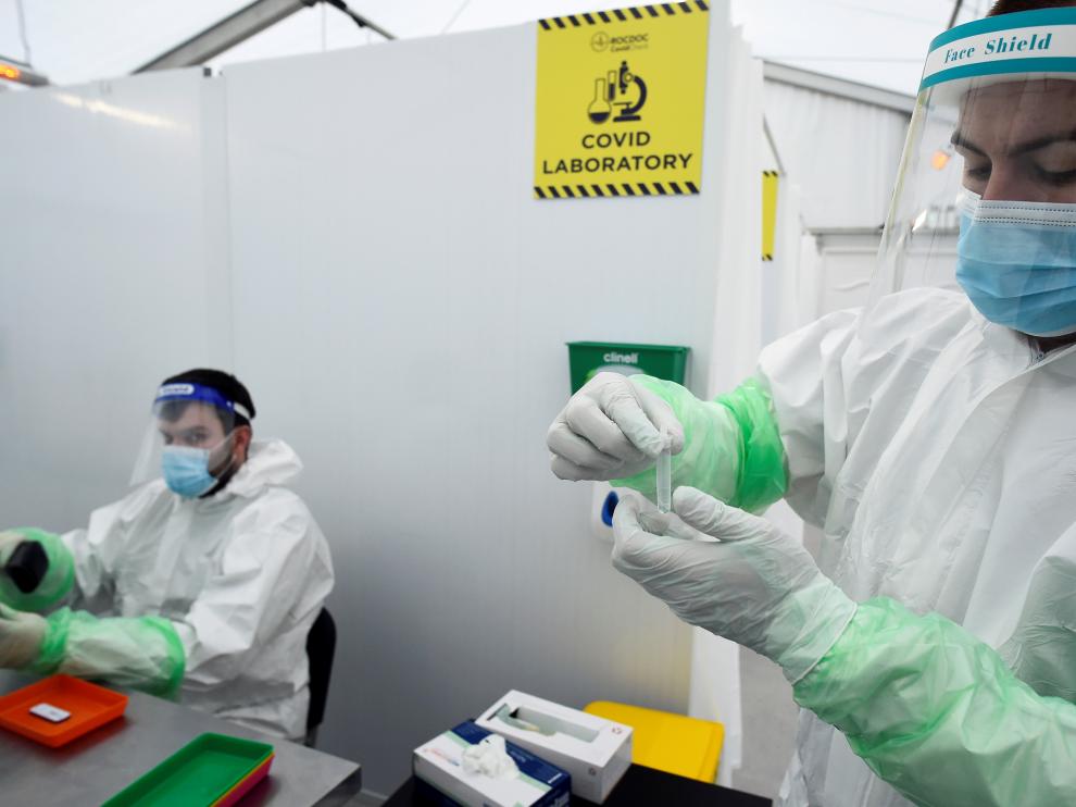 FILE PHOTO: Outbreak of the coronavirus disease (COVID-19) in Dublin