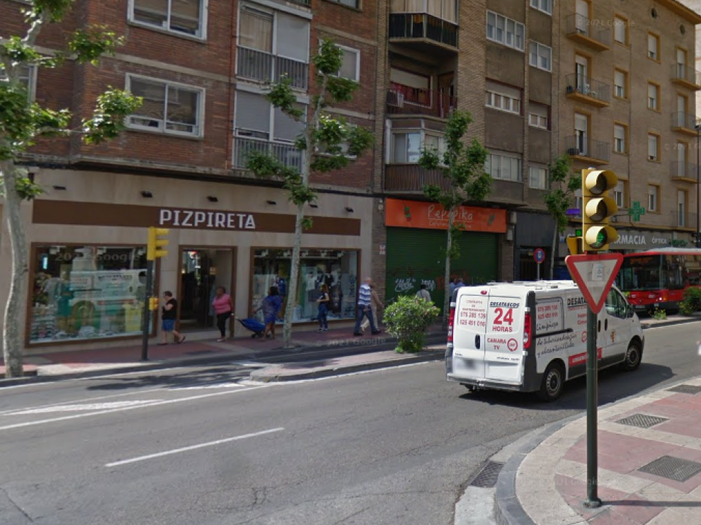 El accidente ocurrió el martes en la confluencia de la avenida de Madrid con la calle de Marcos Zapata
