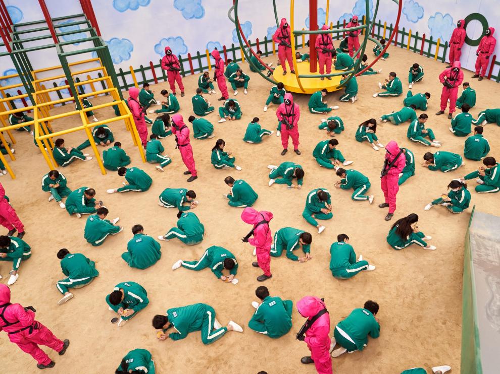 Escena de uno de los episodios de ‘El juego del calamar’.