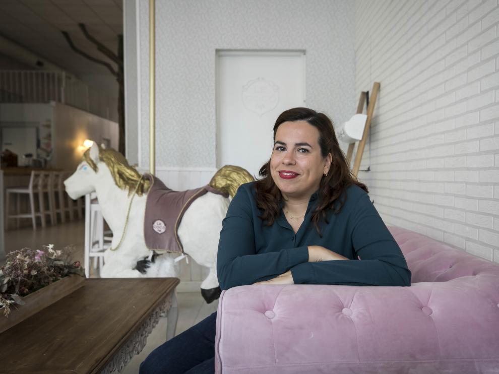 La profesora de la Universidad de Zaragoza Andrea S. Regueira que está haciendo una tesis sobre cómo el cine refleja la transición a la vida adulta.