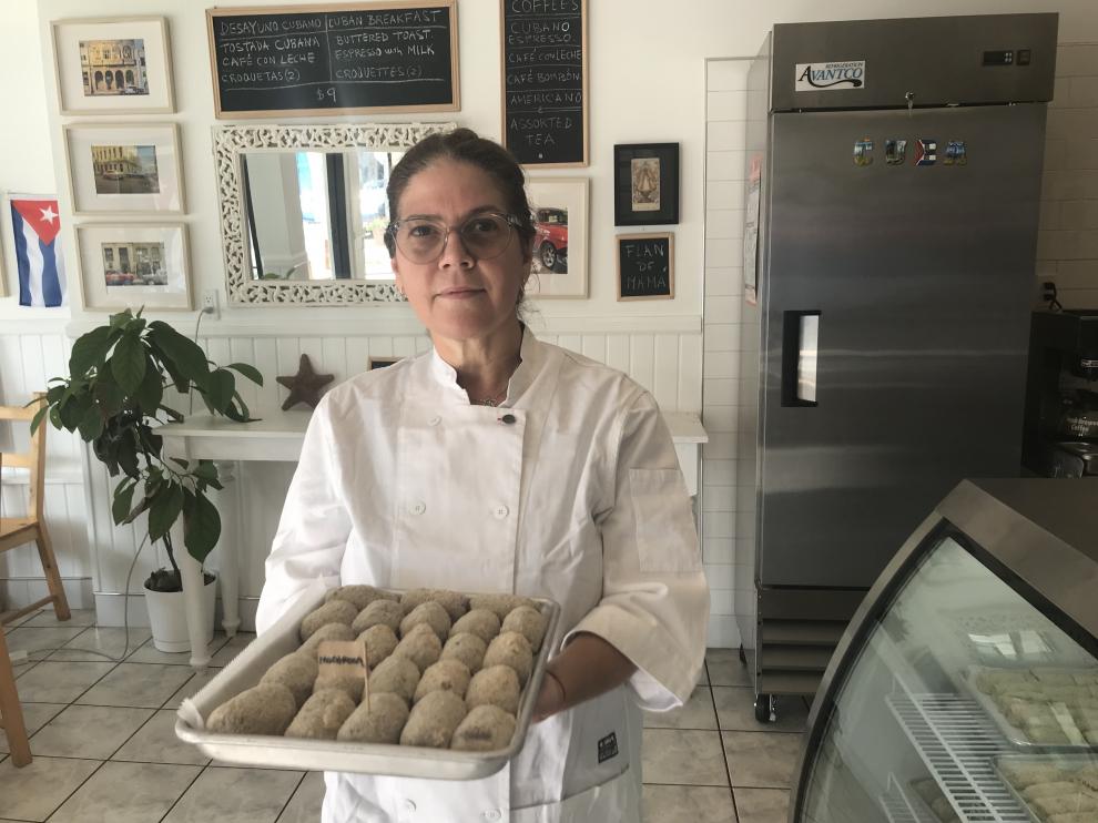 Niurka Guirola, en La Croquetería.