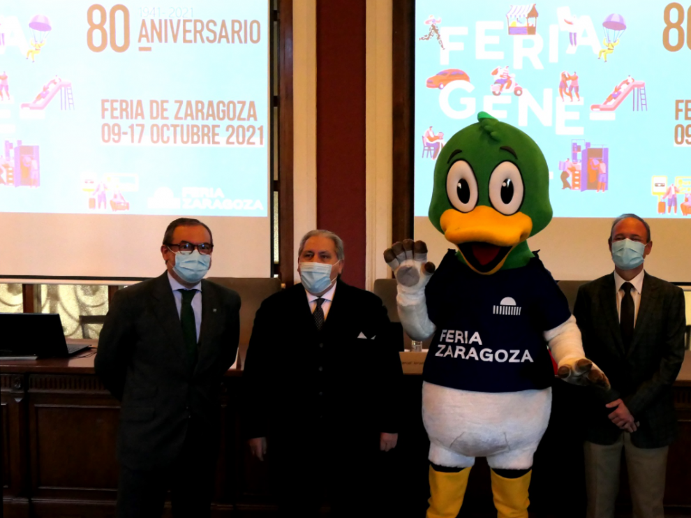 Manuel Teruel en la presentación de la Feria General de Zaragoza