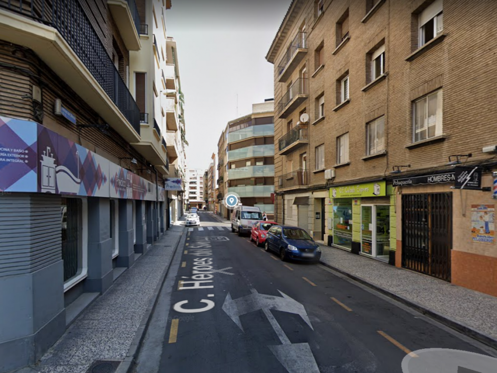 Una imagen de la calle Héroes del Silencio, donde recibió el alto de una patrulla.