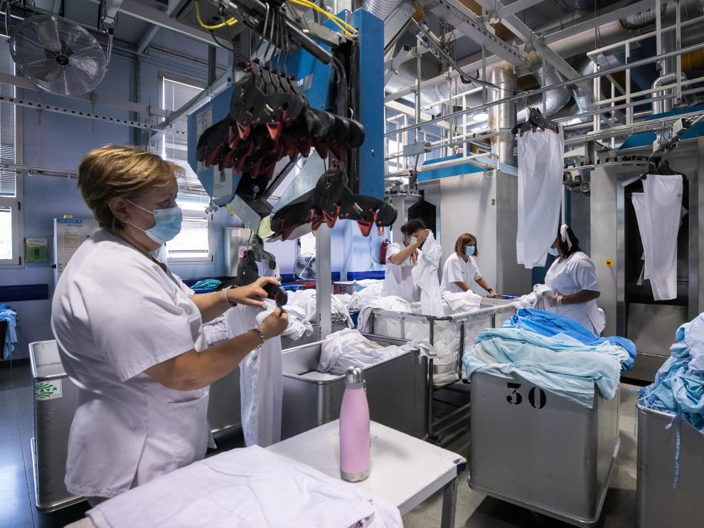 Lavandería del Hospital Miguel Servet de Zaragoza
