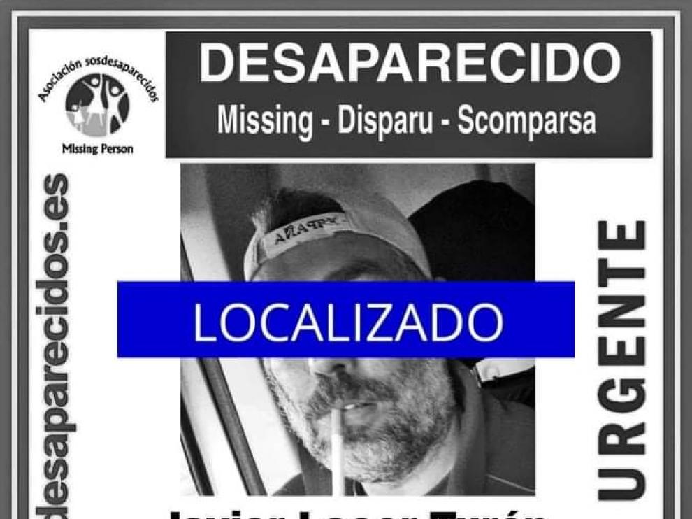 Localizado Javier Lacor Turón