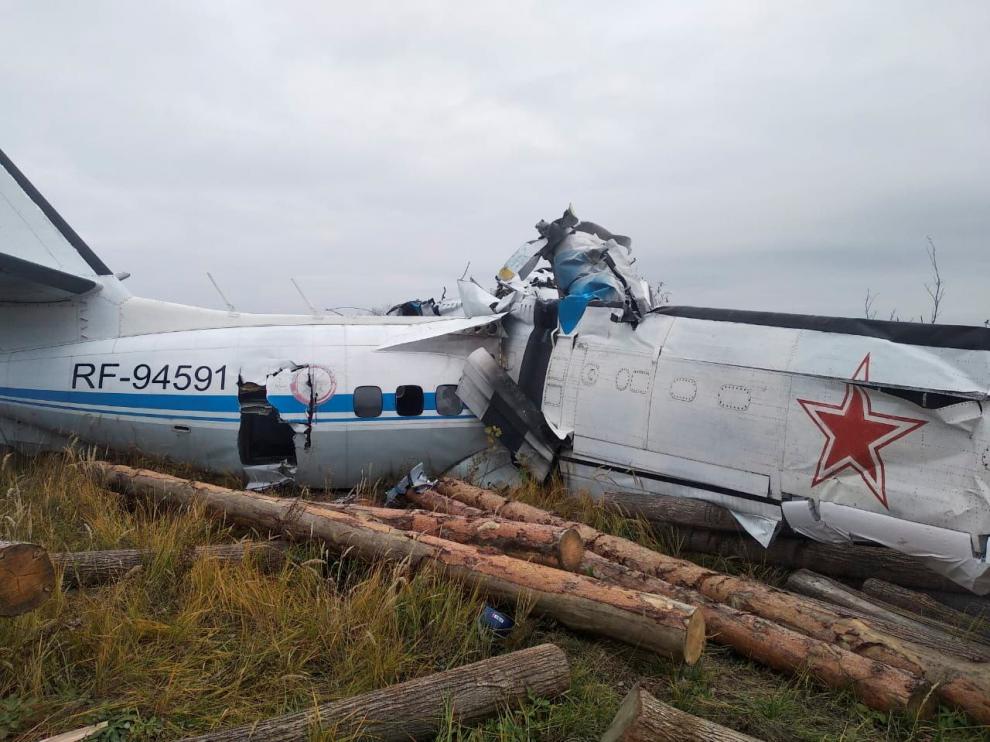 Accidente de avión en la región rusa de Tatarstán