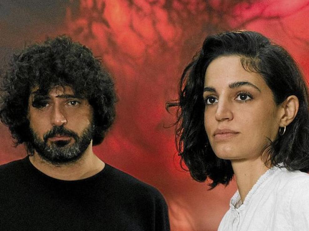 Marcel Bagés y Maria Arnal, este martes en el Jardín de Invierno.