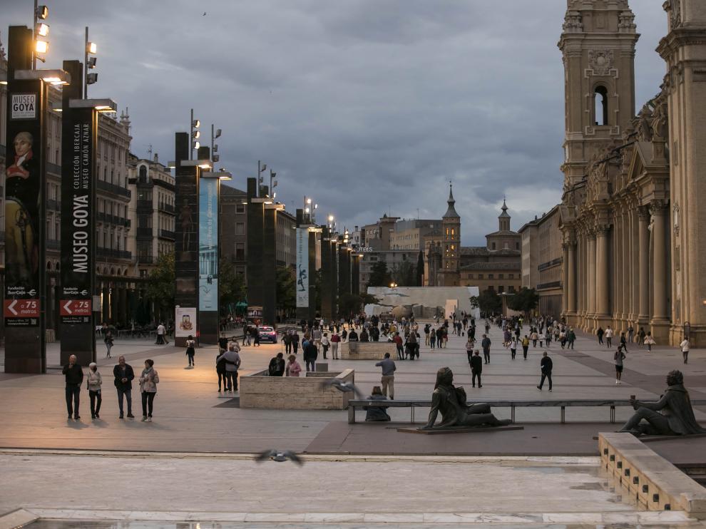 La perspectiva favorita de Carlos Escribano de la plaza del Pilar