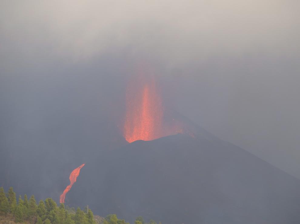Erupción del volcán en La Palma