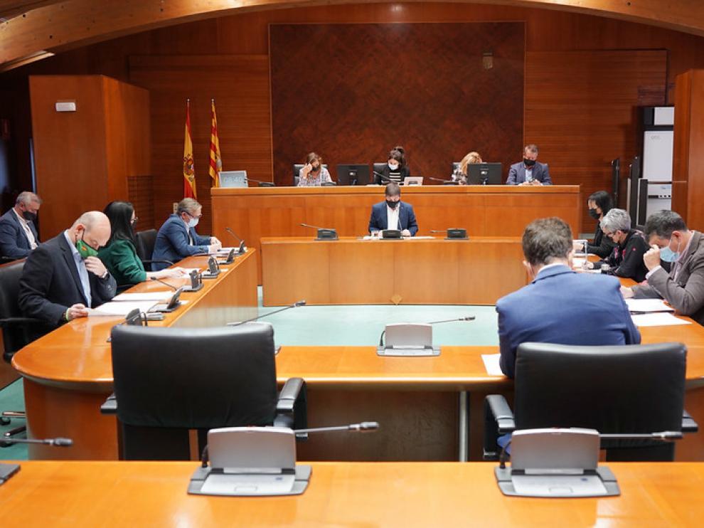 Comisión de Vertebración del Territorio en las Cortes de Aragón