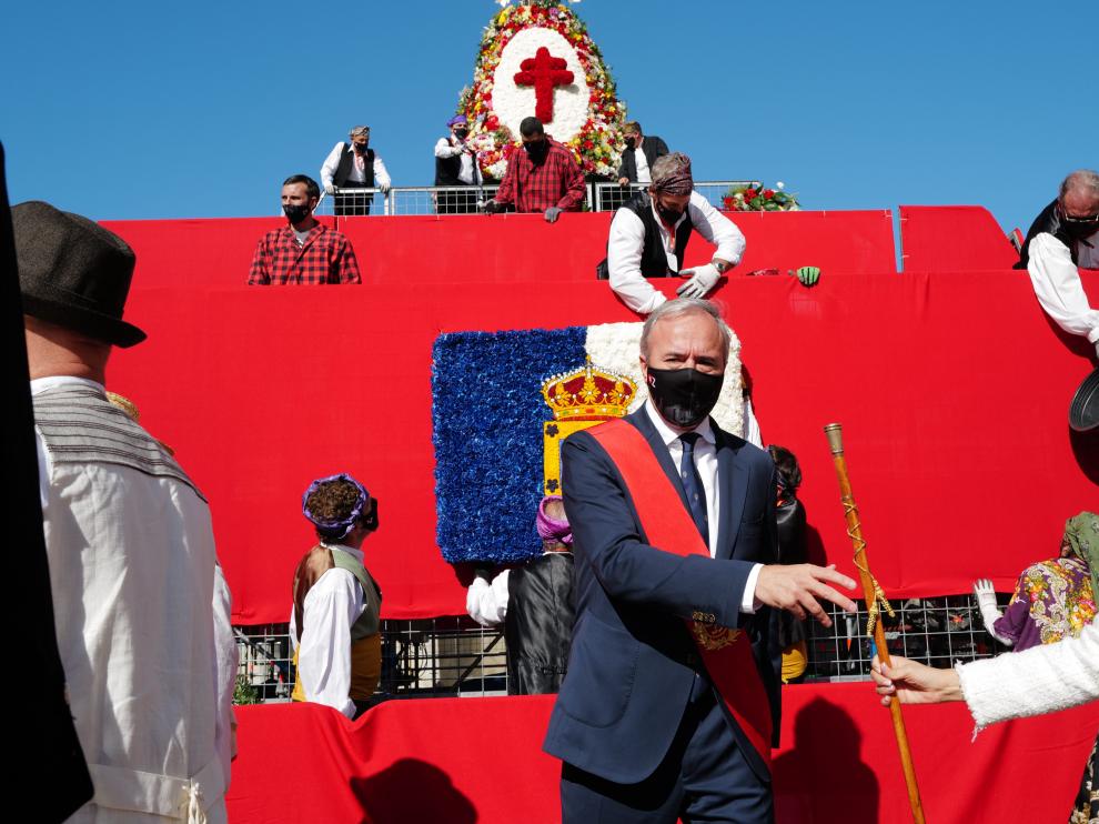 El alcalde, Jorge Azcón, en el día del Pilar
