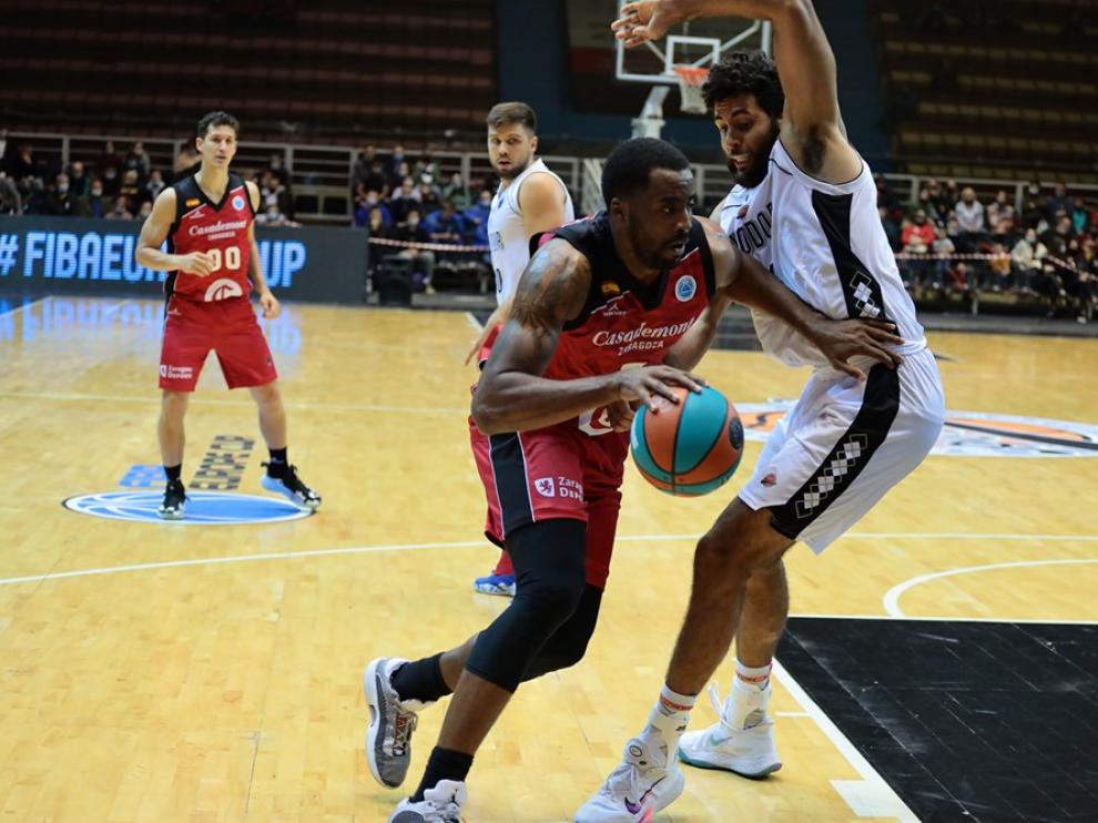 Foto del partido Avtodor Saratov-Casademont Zaragoza, primera jornada de la FIBA Europe Cup