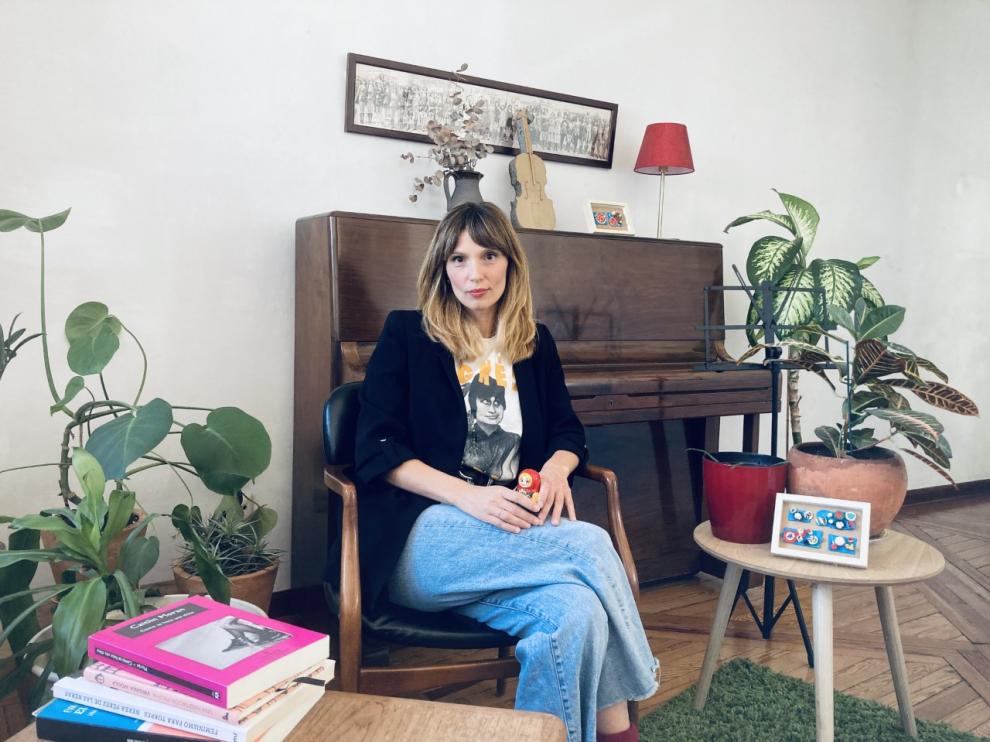 La periodista zaragozana Victoria Gabalón, editora de la revista 'MaMagazine'.