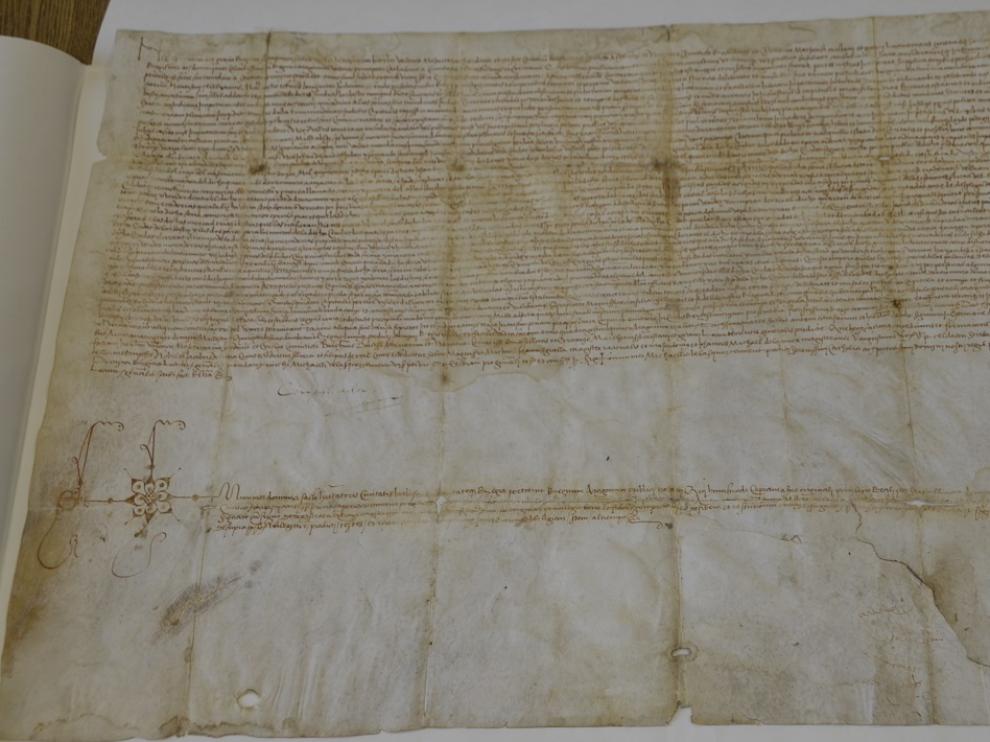 Pergamino de Germana Foix