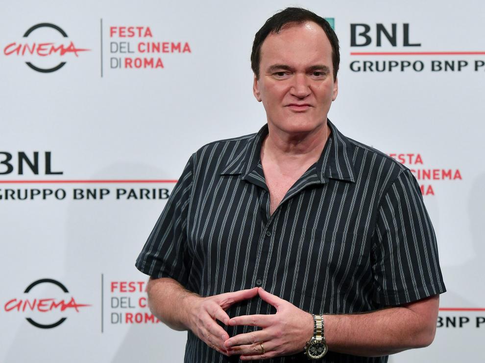 Quentin Tarantino en la Fiesta del Cine de Roma.
