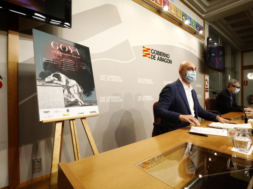 Víctor Lucea y Juan José Borque presentaron este miércoles el ciclo de conferencias.