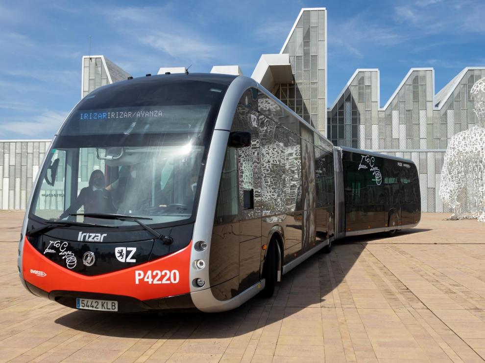 Uno de los nuevos modelos de bus eléctrico que se incorporarán a la flota a partir de 2022.