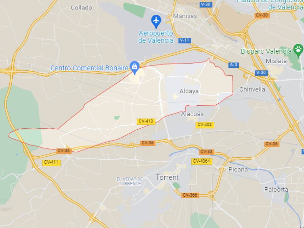 El suceso ha ocurrido en la localidad valenciana de Aldaia.