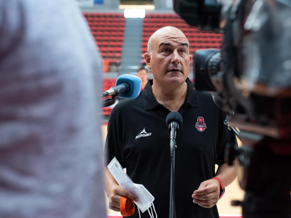 Jaume Ponsarnau, entrenador del Casademont Zaragoza.