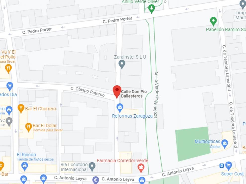 Lugar en el que ha ocurrido el incendio.