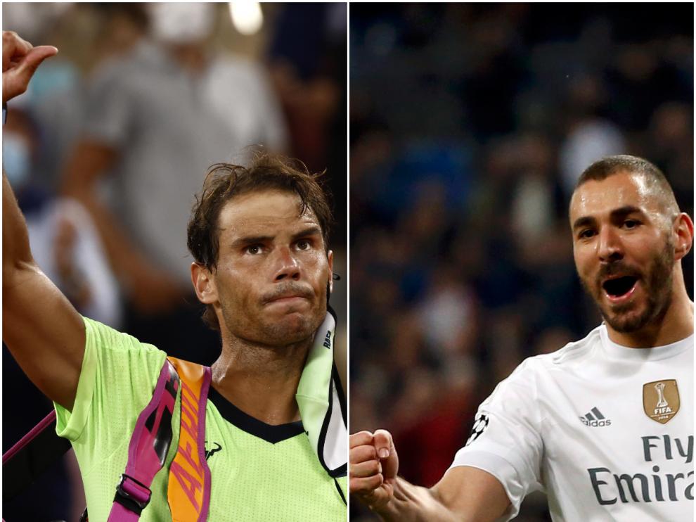 Rafa Nadal y Karim Benzemá
