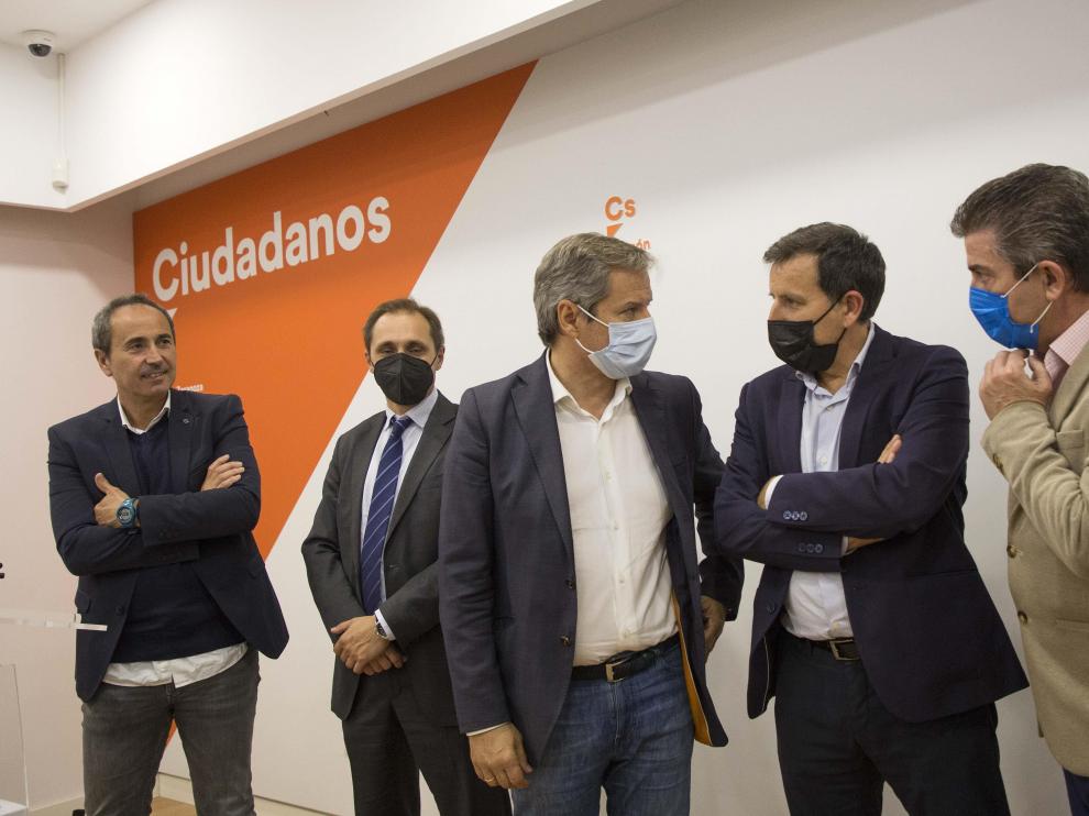 Rueda de prensa y reunión de Ciudadanos